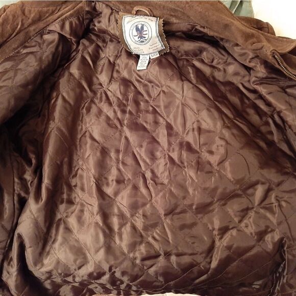 ADVENTURES  Of The Wing‎ Brown Suede Jacket S - Picture 3 of 9